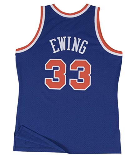 Mitchell & Ness Swingman Jersey New York Knicks Road 1991-92 Patrick Ewing Blue (XL)