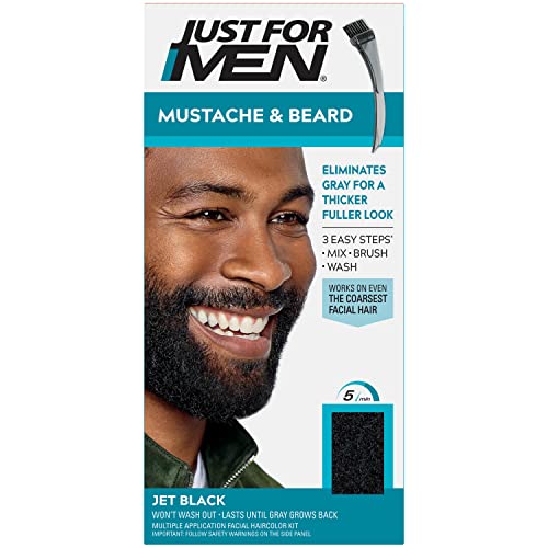 Just For Men Moustache-Beard Jet Black Color Gel (Haarfarbe)