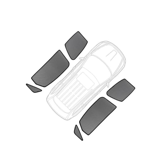 Auto-Sonnenschirm Für CRV Für CR-V MK3 2007-2011 Frontscheibenrahmenvorhang Magnetischer Auto-Sonnenschutzschild Sonnenschutzvisier Für Die Rückseite Der Fenster Frontscheibenabdeckung(6PCS Side Windo