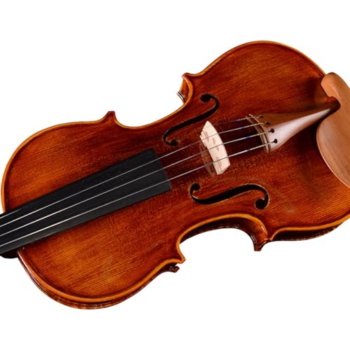 Geige Violine für Erwachsene, professionelle handgefertigte Violine aus massivem Holz in Ahornqualität (Color : 1/2)