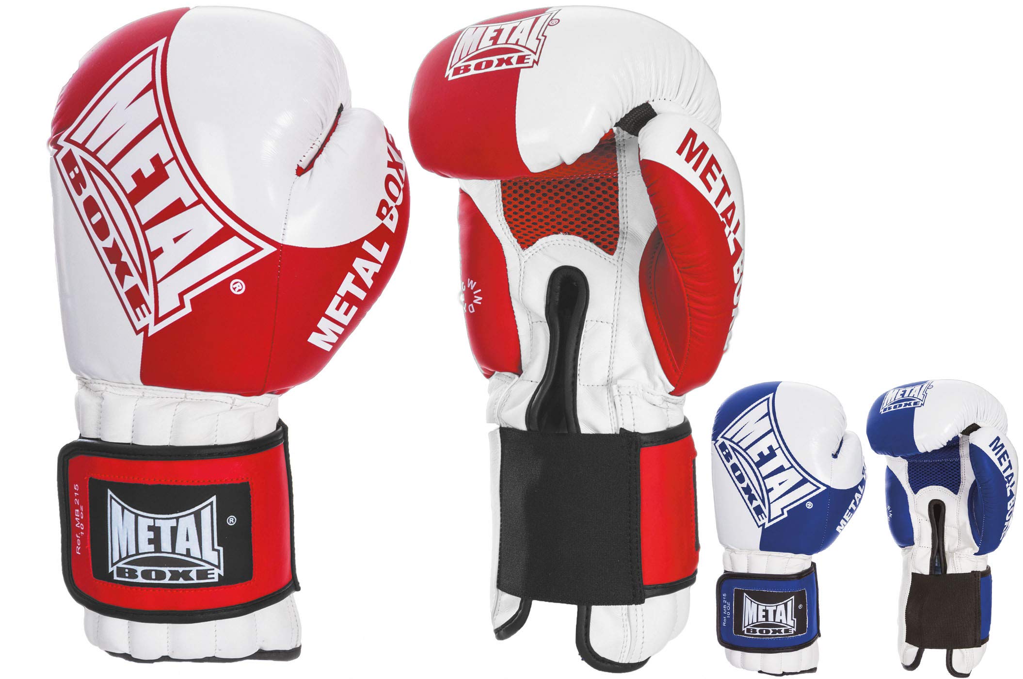 METAL BOXE MB215 Handschuhe, rot, Taille 12 oz