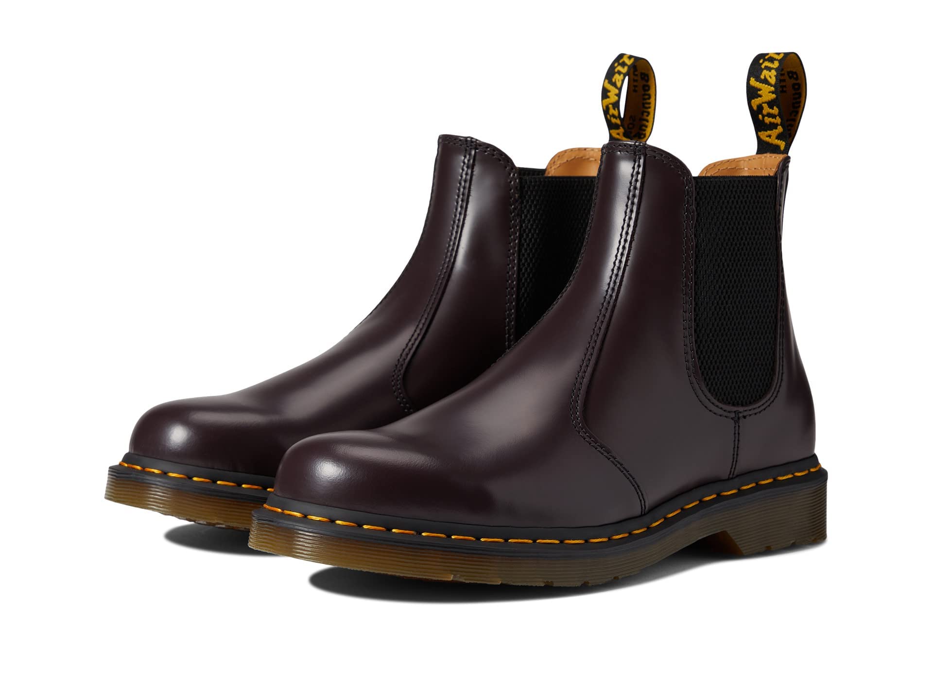 Dr. Martens Unisex 2976 YS Amphibians, Burgundy Smooth, 39 EU