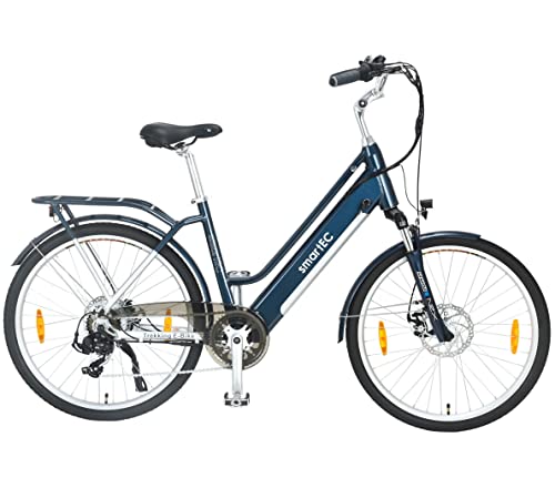 smartEC Trek-26D Trekking | E-Bike | City Elektrofahrrad | 26 Zoll Lithium-Ionen-Akku 36V/13Ah 250W Hinterrad-Nabenmotor Fahrunterstützung 25 km/h Modelljahr 2022