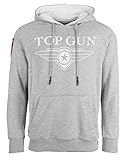 Top Gun Herren Hoodie Tg20201043 Grey Mélange,XXL