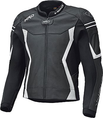 Held Street 3.0 Motorrad Lederjacke (Black/White,54)