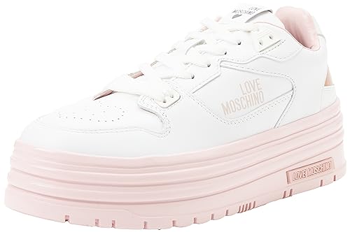 Love Moschino Damen Ja15436g1hiam10a Sneaker, Bianco, 40 EU