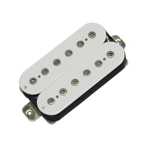 1PC Humbucker Pickup Gitarre Weißer Hals Oder Steg Wählen Sie Für E-Gitarren-Zubehör e gitarren tonabnehmer (Color : 1pc bridge)