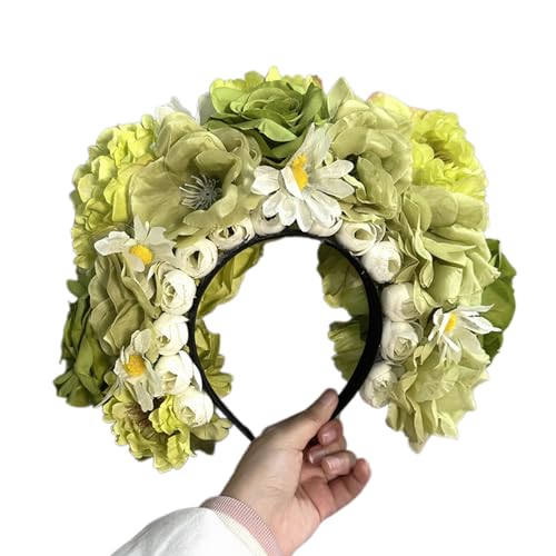 Braut-Stirnband, Haarkranz, Blumenkrone, Hochzeit, Blume, Stirnband, Haarreif, Haarreif für Damen, Hochzeits-Haarschmuck