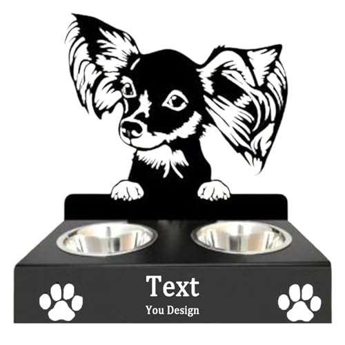 Niedliche Hundenäpfe | Edelstahl Abnehmbarer Futternapfhalter | Lustige Tragbare Hundenäpfe Kreative Pet Feeder Bowl zum Füttern von Hunden, Welpen