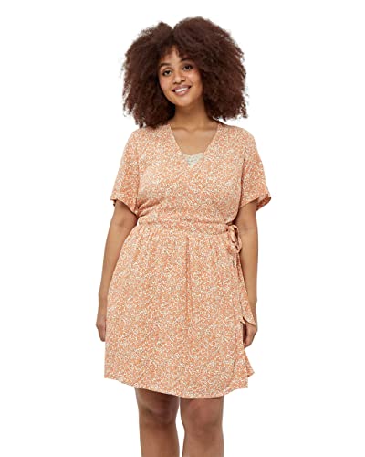 Peppercorn ,Women's ,Daria Dress, 0510P Melon Peach Print ,XL