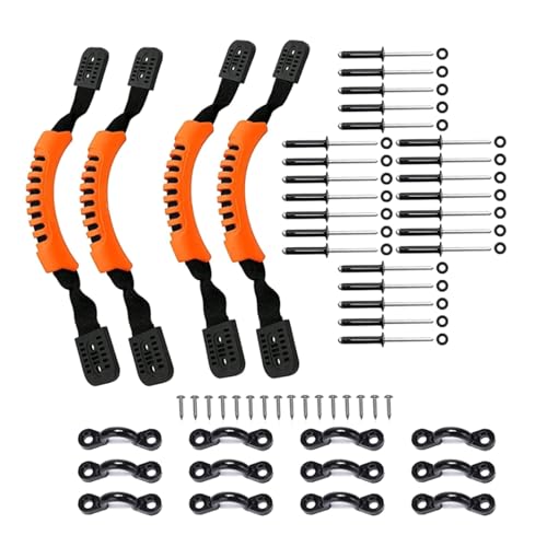 Eladcncmc Kajak-Tragegriff, Kajak-Ersatzgriff mit Schrauben, Kanusgriff für Kajak, Boote, Kajak, Seitengriff mit Hardware