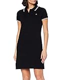 Merc Damen Kara Polo Dress Kleid, Negro, L