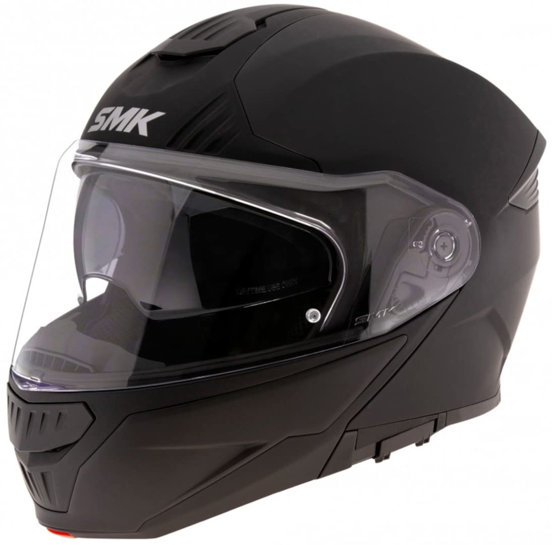 SMK Gullwing Klapphelm Schwarz Matt S (55/56)