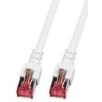 M-CAB - Patch-Kabel - RJ-45 (M) zu RJ-45 (M) - 20 m - SFTP - CAT 6 - geschirmt, halogenfrei - weiß