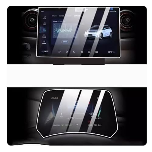 Für BYD Für Dolphin EV 2021 2022 2023 Auto-Infotainment-Radio GPS-Navigation Und Instrumenteninnenraum Displayschutzfolie Aus Gehärtetem Glas Navigation Schutzfolie Navigations-Displayschutz(12.8inch)