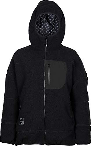 L1 Damen Ski- Snowboardjacke Genesee Reversible WJKT´21, Black-Wine, XS