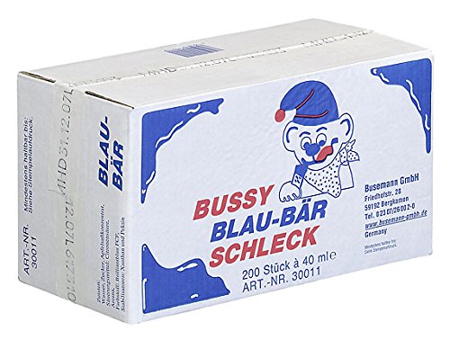 Bussy Blau Bär 600 x 40ML Schleck Drinks