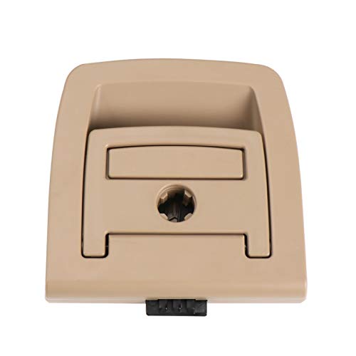 DOFABI ABS-Kofferraumabdeckung Bodenplatte Matte Bodenteppich Griff Autozubehör, for, for E70 X5 E71 X6 2006-2013 51476958161 Türgriff(Beige with Lock Hole)