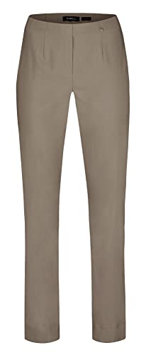 Robell Style Bella - Kurzgröße - Stoffhose Damen high Waist - Damenhose Power Stretch - Bengaline Stoff Hose - Hose mit geradem Bein - Bitte eine Größe Kleiner bestellen