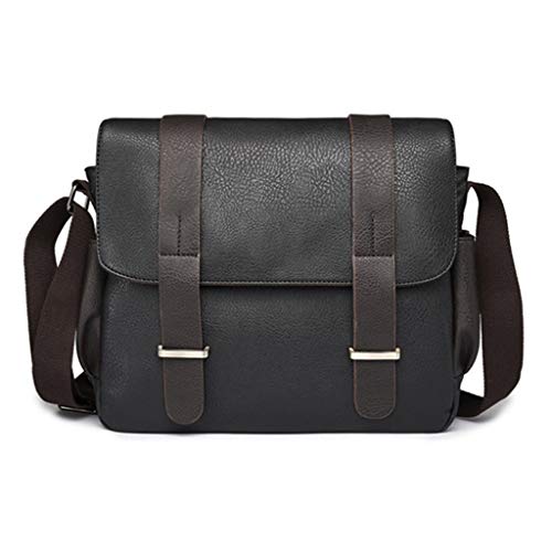 ohodhmnu Damen-Tragetasche, lässige Canvas-Umhängetasche, Crossbody-Tasche für Herren, Reisen, Camping, Bk1, 33 EU