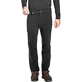 Maier Sports Oberjoch Therm, Warme Herren Wanderhose, Wasserabweisende Outdoorhose für Trekking und Hiking, PFC-frei, mTHERM light Wattierung, mSTRETCH Pro 4 & Dryprotec, Schwarz, 28 (W42/L31)