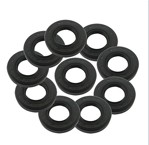 Gummiskelett-Öldichtung, 10 stücke TC Typ Skelett Öldichtung NBR Schwarz Gummi Radialwellendichtringe(10x26x7mm)