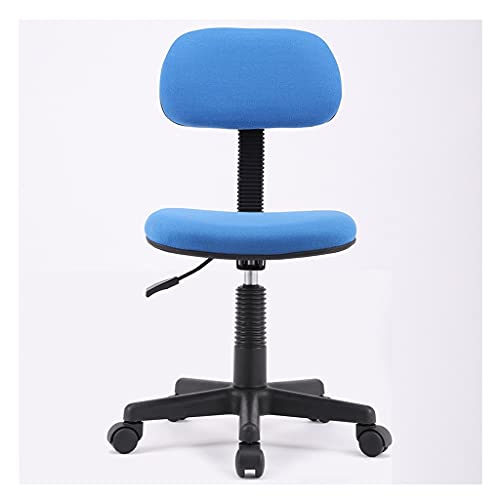 Bürostühle für Zuhause Home-Office-Stuhl Verstellbarer Schreibtischstuhl Ergonomischer Stuhl mit Lordosenstütze Drehbarer, rollender kleiner Stuhl ohne Armlehnen Schreibtischstuhl für Schlafzimmer Run