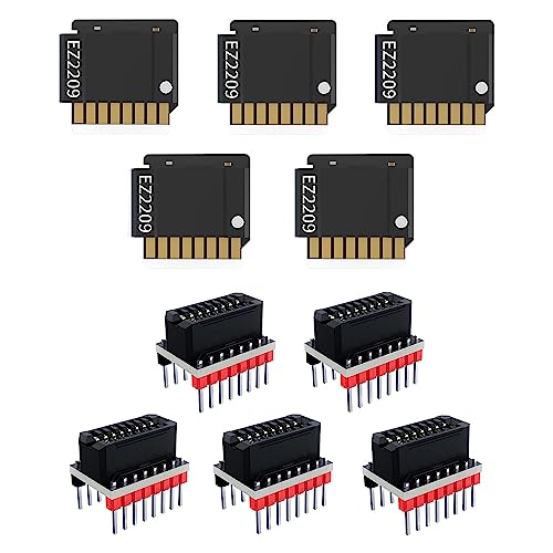 5 Sets EZ2209 Schrittmotor-Treiber mit Treiberanschluss V1.0 UART für SKR-Boards