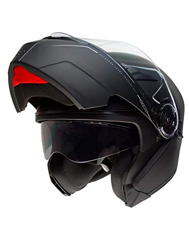 ON BOARD LEVEL HELMENTS Klapphelm LEVEL LUP1, UNISEX, M, schwarz matt