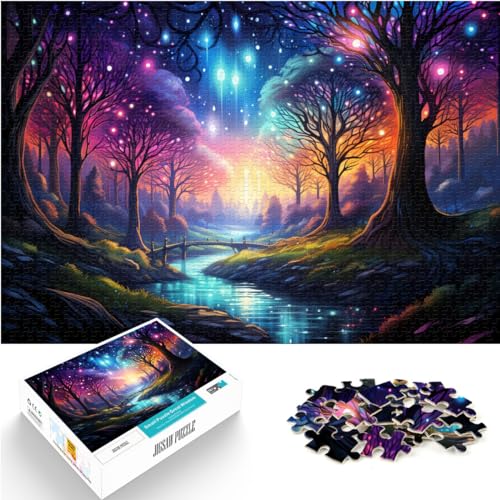 Spielzeug-Puzzle, schöne Landschaft, 1000 Teile, Holzpuzzle, jedes Teil ist einzigartig – anspruchsvolles, unterhaltsames Spiel für die ganze Familie, 1000 Teile (50 x 75 cm)