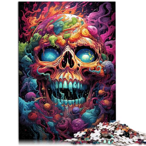 Puzzles, farbenfrohes psychedelisches Monster, 1000 Teile, Puzzle-Spielzeug, jedes Teil ist einzigartig – anspruchsvolles, unterhaltsames Familienspiel, 1000 Teile (50 x 75 cm)