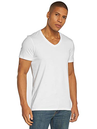 4 er Pack Levis 200SF V-Neck T-Shirt Men Herren Unterhemd V-Ausschnitt, Bekleidungsgröße:M, Farbe:300 - white