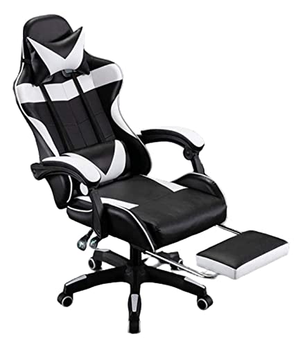 QYZUJIKL Bürostuhl E-Sport-Stuhl Spielstuhl Ergonomischer Computerstuhl Chefsessel Tisch mit hoher Rückenlehne und Sitzkissen Chefsessel Stuhl benötigt