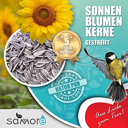 25 KG Sonnenblumenkerne gestreift Marke "Vogelfood" Winterstreu Streufutter frische Ware