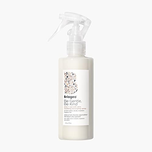 Briogeo Be Gentle, Be Kind Aloe + Hafermilch Ultra Beruhigendes Entwirrungsspray – parfümfrei, hypoallergen und dermatologisch genehmigt. 170 ml