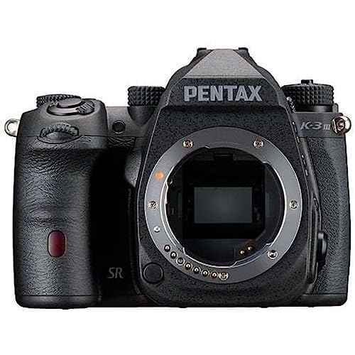 Pentax K-3 Mark III Monochrom Gehäuse Schwarz APS-C DSLR-Kamera - Sichtfeld 100%, optischer Sucher, 5-Achsen 5,5 Stufen In-Body SR, ISO 1.600.000, wetterfest, max. 12fps, Touchscreen