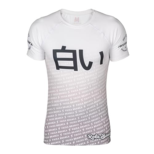 Role Bonito Rashguard für BJJ in Weiß (Kurzarm) (XXL)