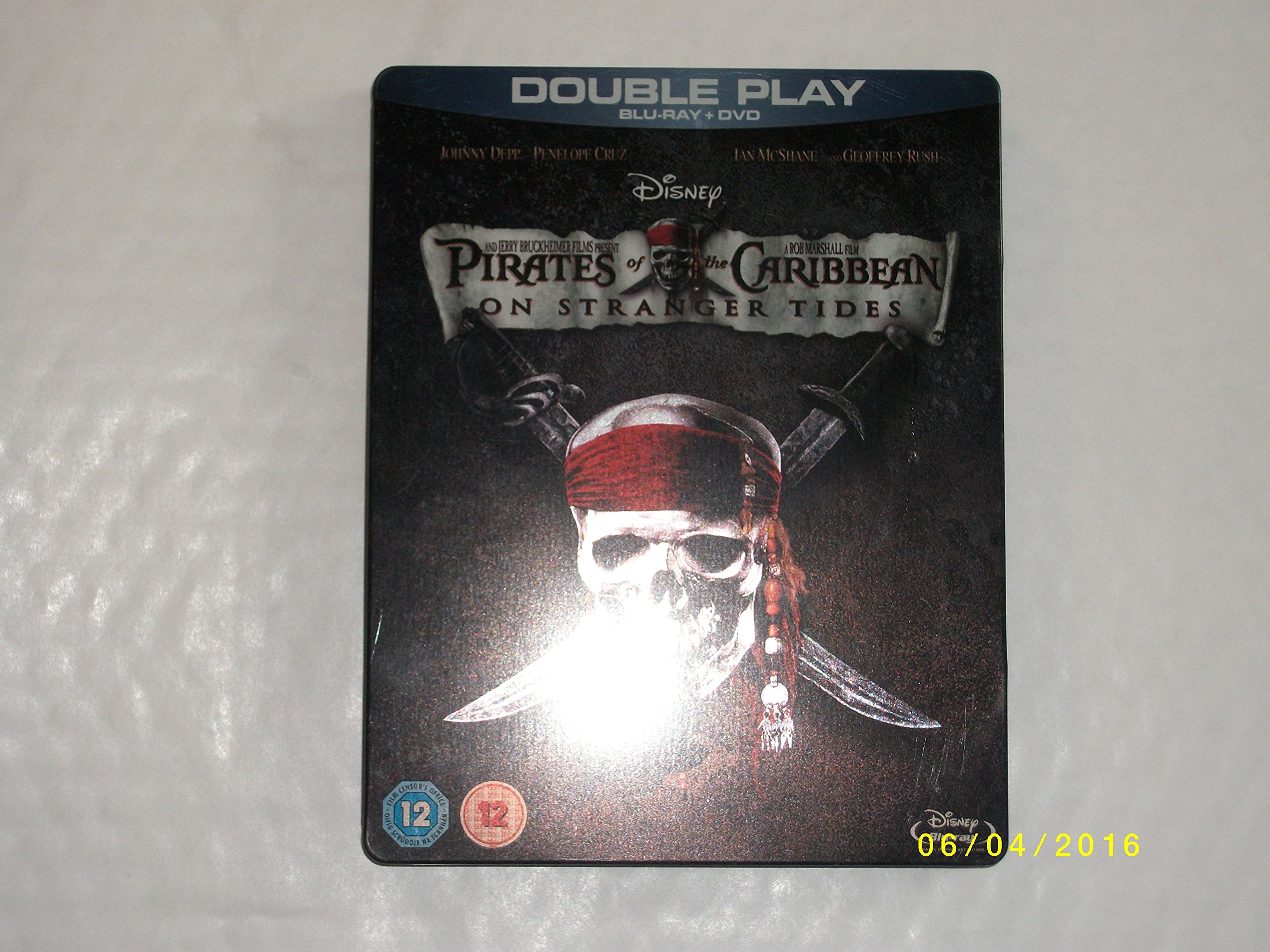 Pirates 4 BD Doubleplay Steelbook [Blu-ray] [UK Import]