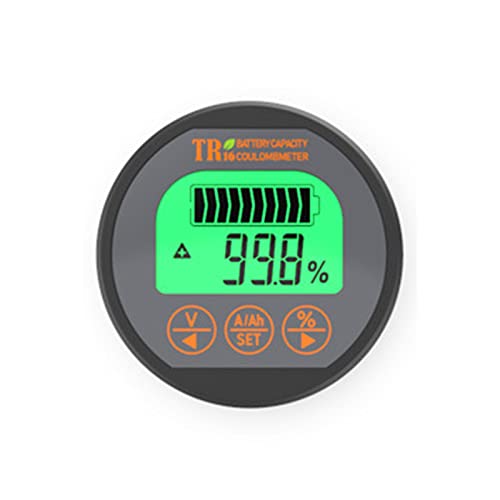 TR16 8-80V Wasserdichter Batteriekapazitätstester Aktuelles LCD Display Speicherfunktion Batteriekapazitätstester