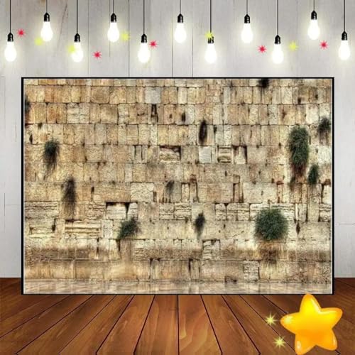 Jerusalem Klagemauer Kuste Geburtstag Hintergrund Pessach Baby Party 350x230cm