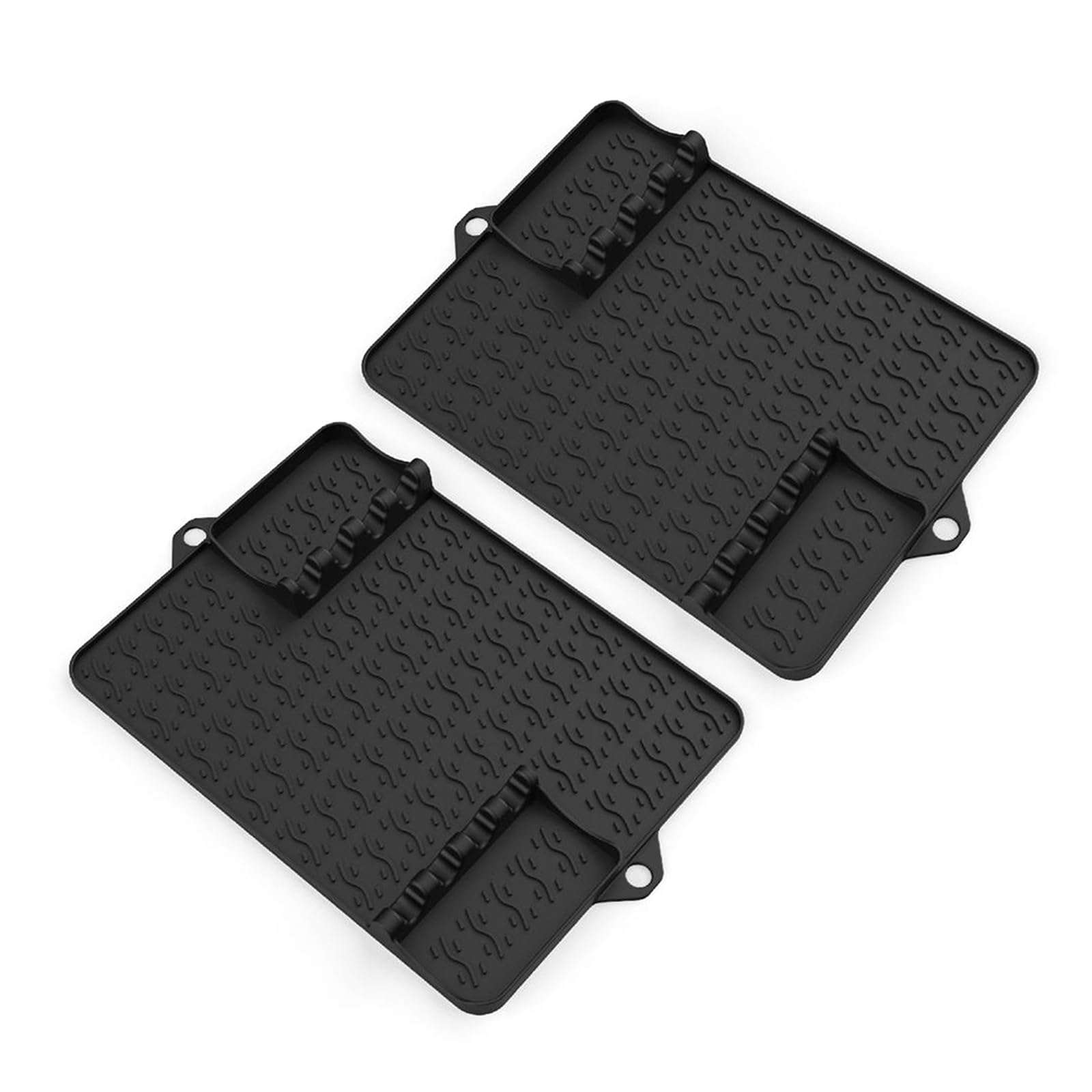 2 Stück Silikon Grillmatte Multifuntional Barbecue Tool Mat Grillpad Silikon Textur Geeignet für jeden Anlass