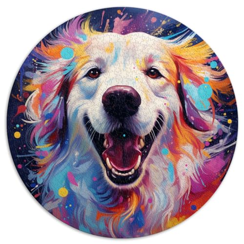 Puzzles für bunte Hunde Puzzles für Erwachsene 1000 Teile 26,5x26,5 Zoll Lernspiel Spielzeug Puzzles Lernspiele Stressabbauende Puzzles