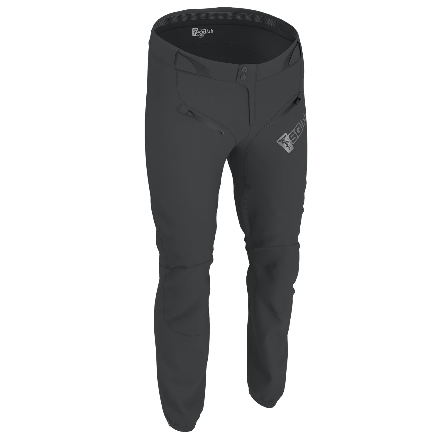 SQlab SQ-Pants ONE10, MTB Tour & Travel Fahrradhosen, Schwarz, XL Lang