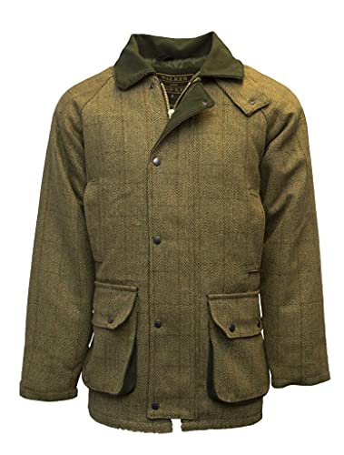 WALKER AND HAWKES Tweed Jacke Derby Barlaston Herren light sage XL