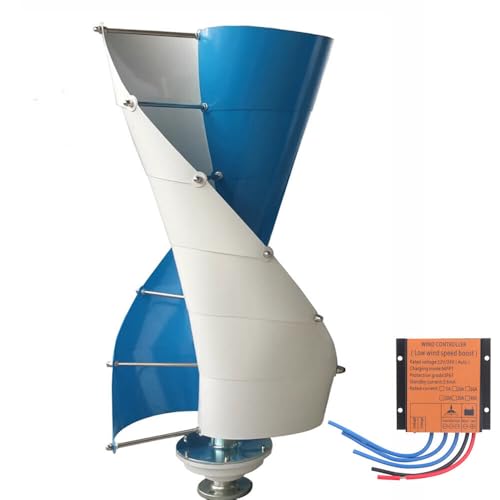 KX-ENERGIE Windkraftanlagen 2000W Windkraft Generator Vertikale Achse Permanent Windturbine 24V Windgenerator Mit Laderegler (24, Volt)