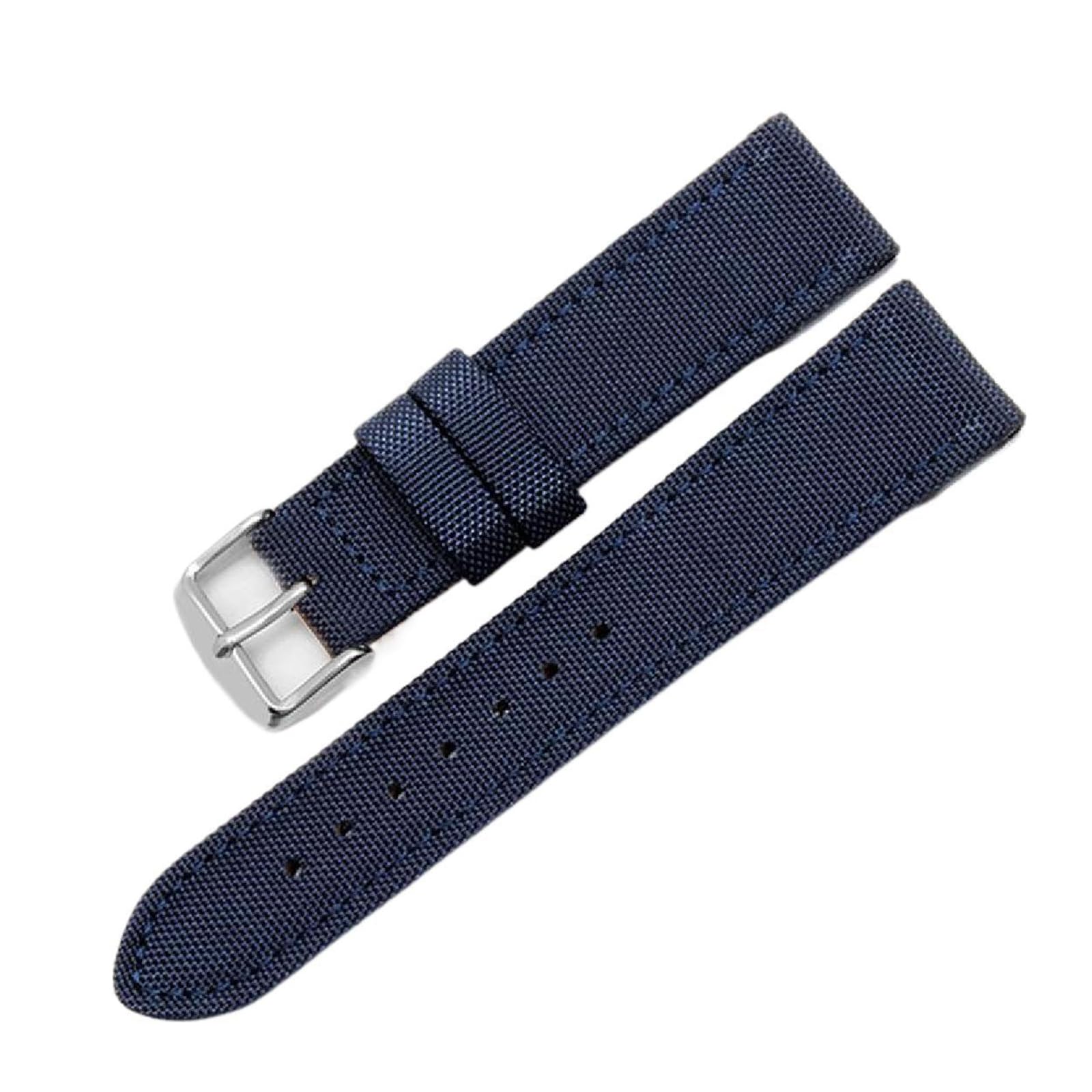 SpaRcz Canvas-Uhrenarmband für Herren, 18-24mm, Farbe 3, 20mm