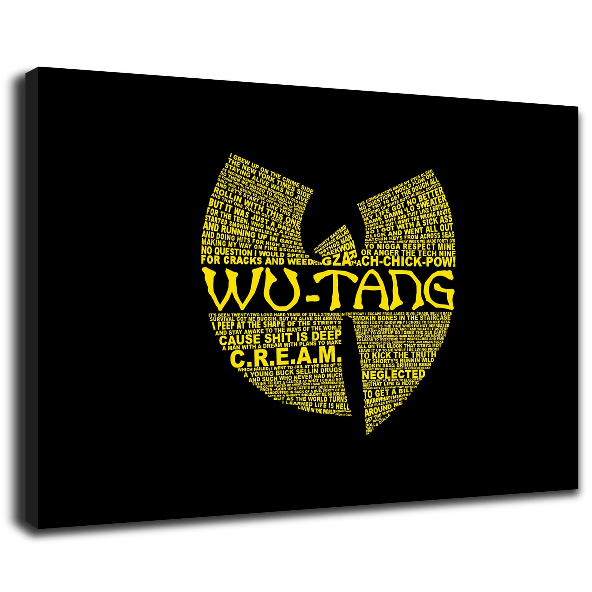 Artis Prints Leinwandbild Wu-Tang Clan, Old School Hip-Hop, Rap, Klein bis XXL, Inneneinrichtung - Wohnzimmer - Wohnung, Dekoration