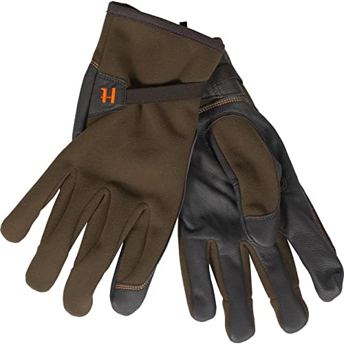 Härkila | Wildboar Pro Gloves | Professional Hunting Clothes & Equipment | Scandinavian Quality Made to Last | Willow Green/Shadow Brown, XL