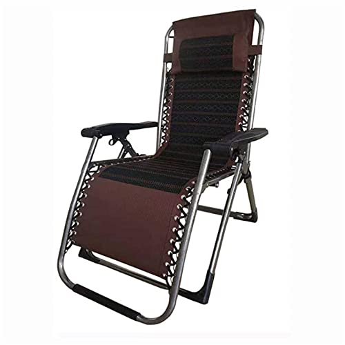 YTGDBDG Outdoor-Sessel, Zero Gravity Lounge Chair, Liegende Outdoor-Loungesessel, Liegestühle für Patio- und Terrassengärten, Blau-weiß gestreift