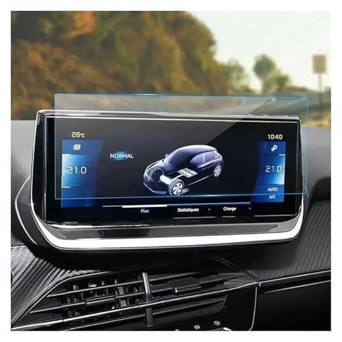 Für Peugeot 208 2008 GT 2021 2022 2023 10-Zoll-Auto-GPS-Navigation Kratzfester Displayschutz Aus Gehärtetem Glas Navigation Schutzfolie Navigations-Displayschutz